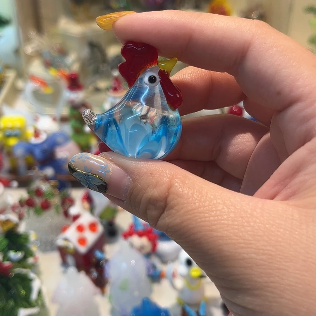 手工艺品琉璃扎花咕咕鸡