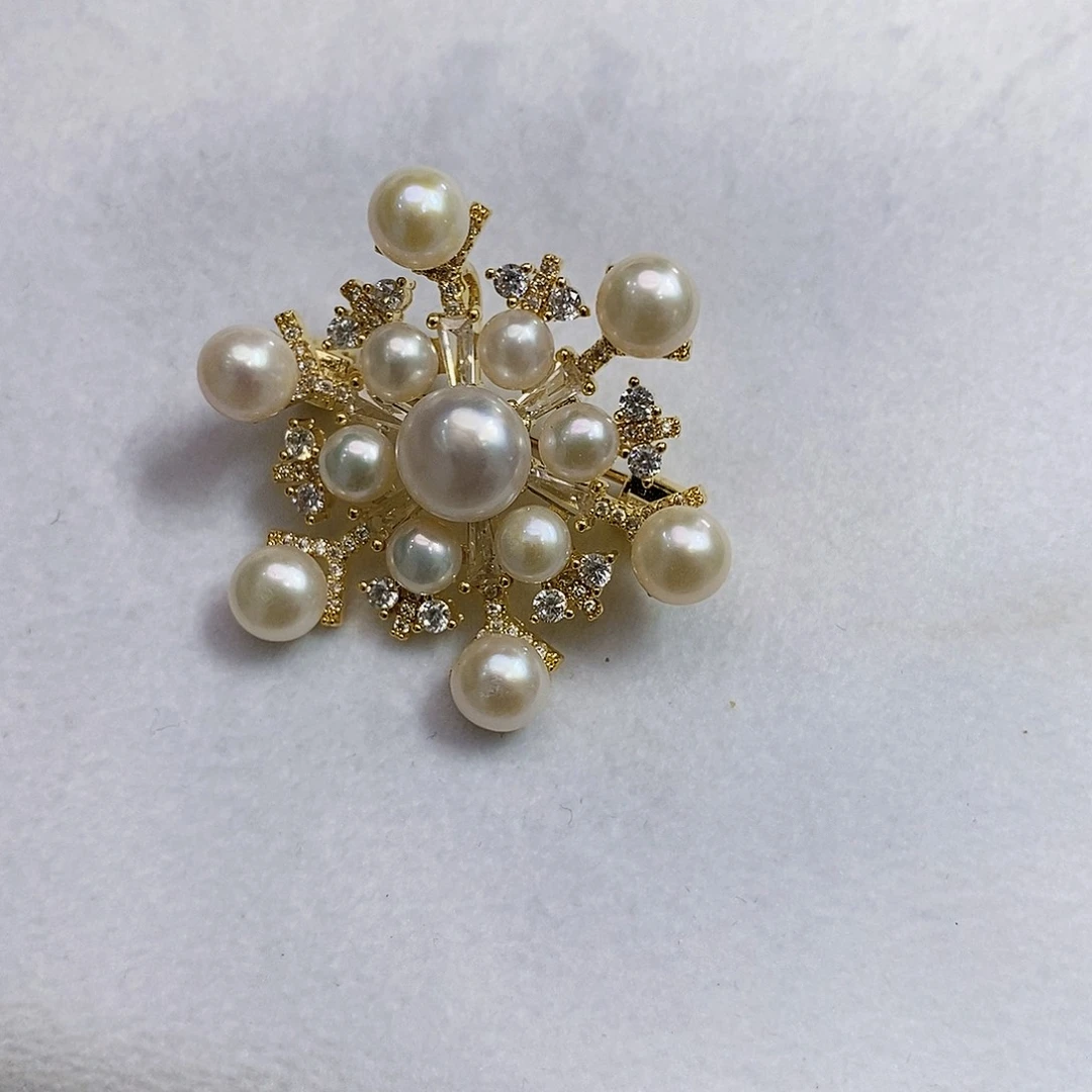 未镶嵌淡水珍珠特价设计款淡水极光珍珠正版珠宝首饰