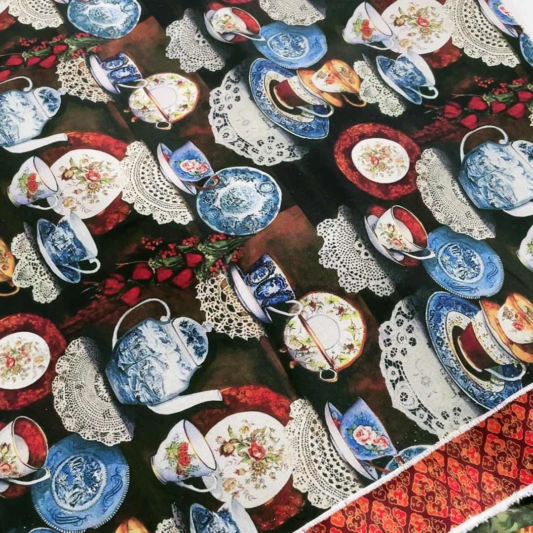 一米价纯棉8安帆布1.5米宽果子布艺地卷