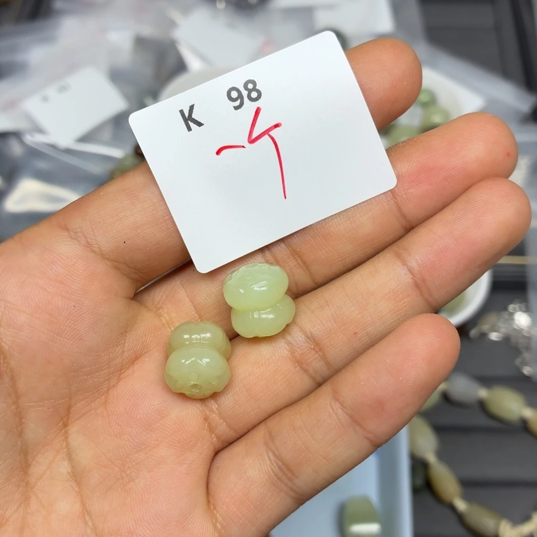 和田玉未镶嵌珠宝半成品K98