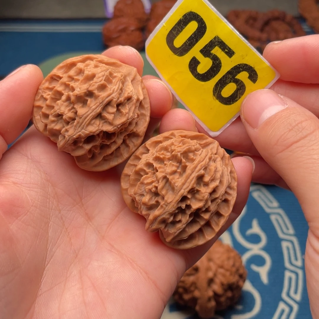 文玩核桃把件38全品磨盘056号