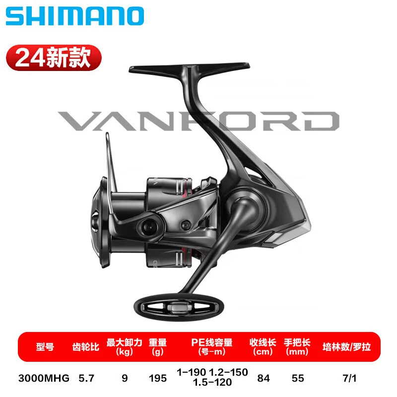 SHIMANO/禧玛诺万福德路亚轻量野钓渔具专业级垂钓工具远投纺车轮