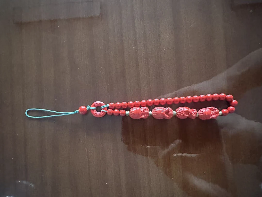 含辰砂工艺品朱砂四不佛