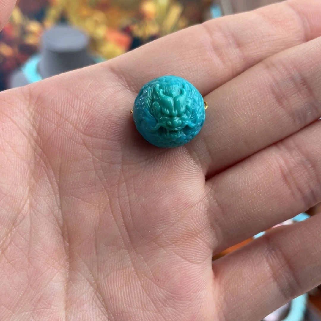 绿松石手链未镶嵌圆珠