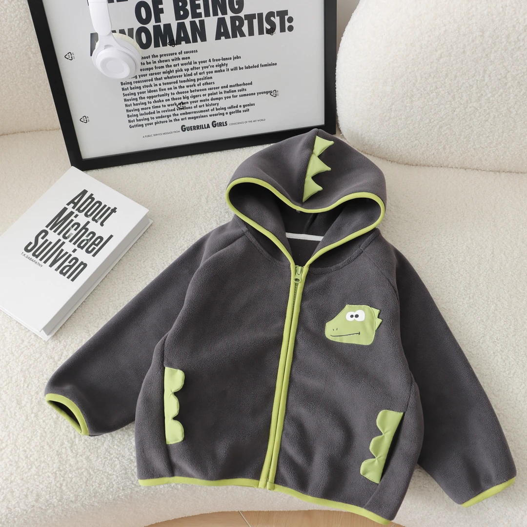 【YMGN】冬款新款儿童加厚保暖帅气重工韩系翻领外套 322071