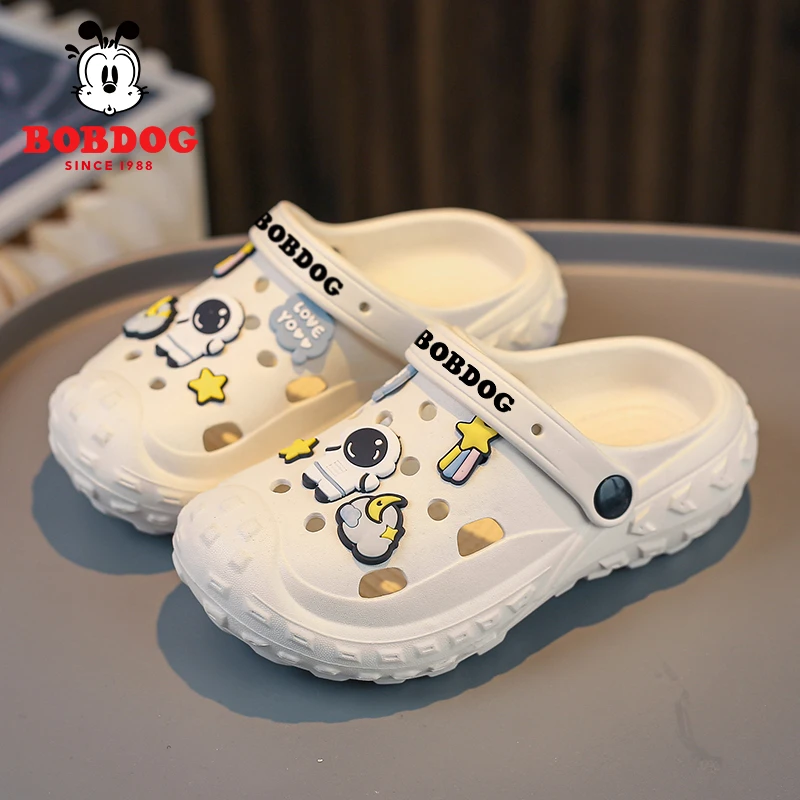 2025新款巴布豆洞洞鞋儿童拖鞋潮款凉拖男童防滑软底鞋子EVA轻便