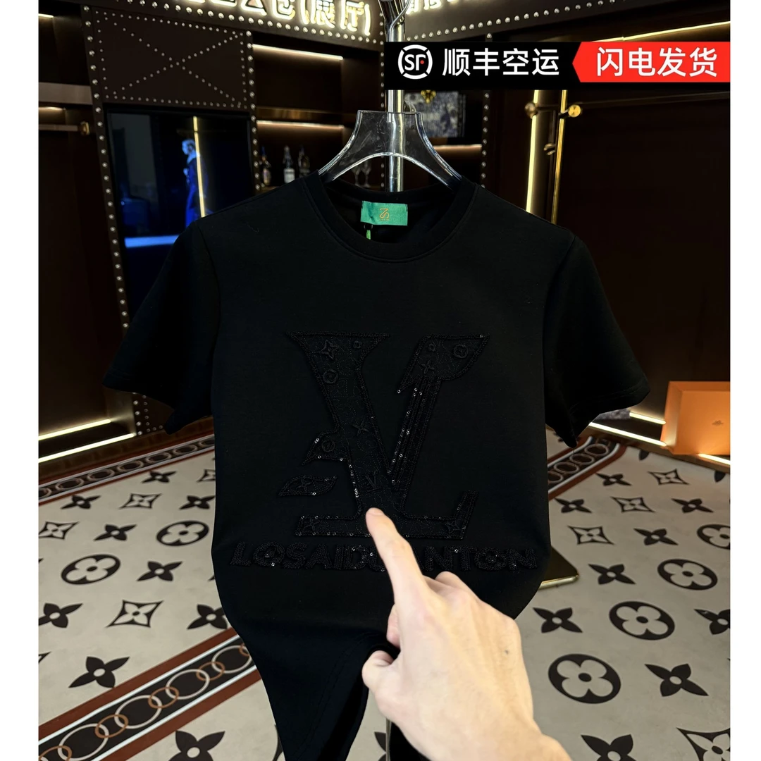 2025新年款男士輕奢休閑圆领百搭修身 T恤【2529】1699