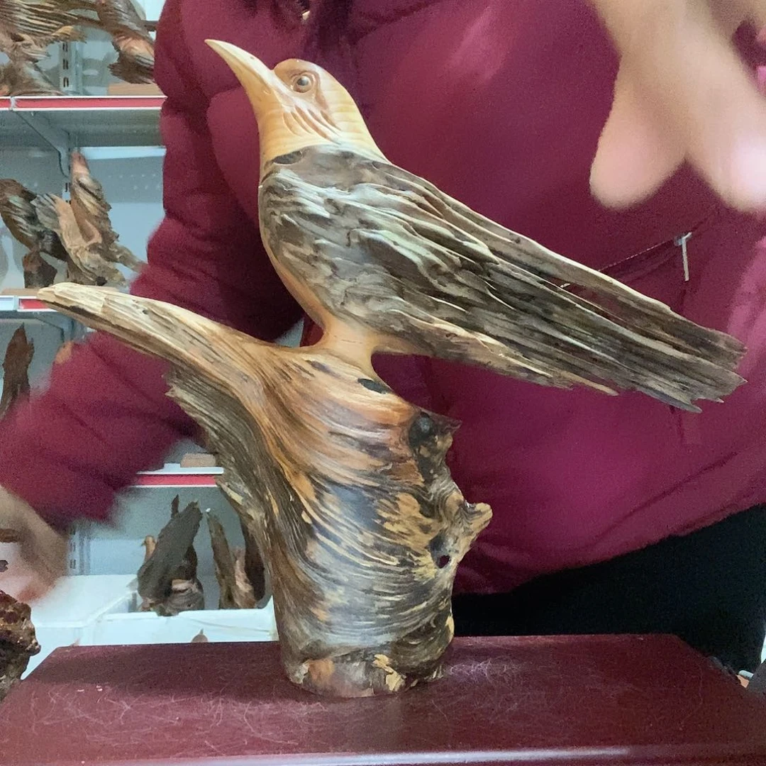 松木等****h琥珀木精美自然摆件