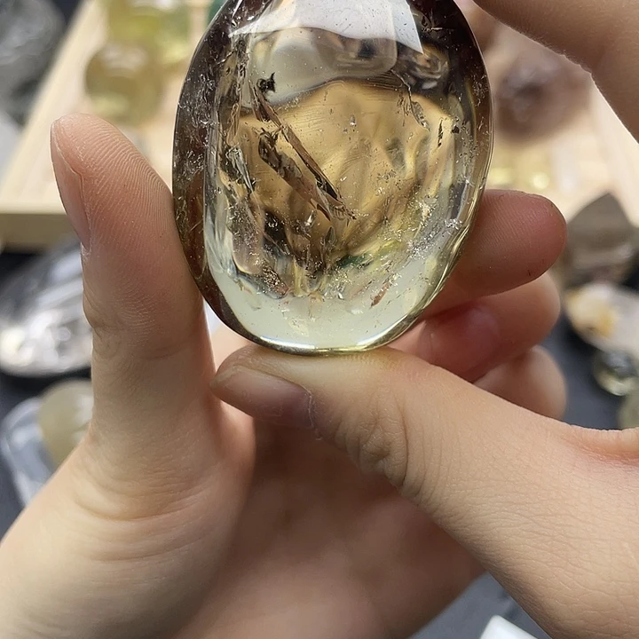 珠宝半成品发晶未镶嵌44水晶