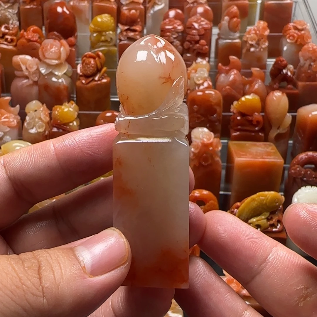 老挝石寿桃   2.1×7.4