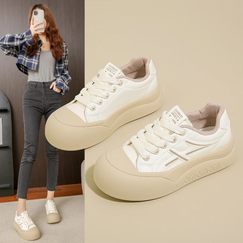 2025小白鞋子女春季新款韩版ins女学生休闲运动百搭板鞋街拍
