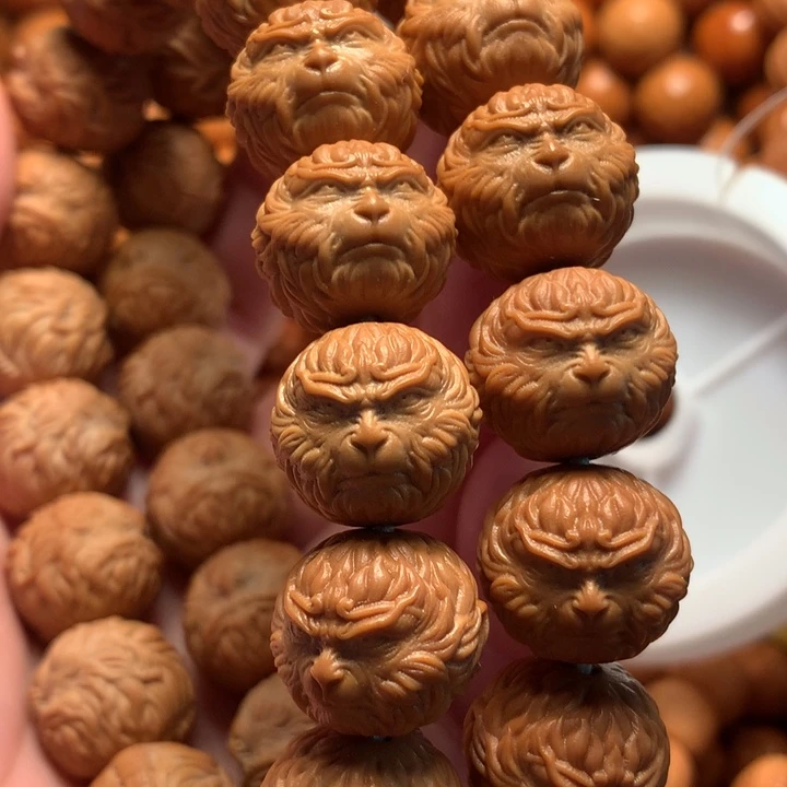 【闪购商品】猴头核桃手串林****）悟空