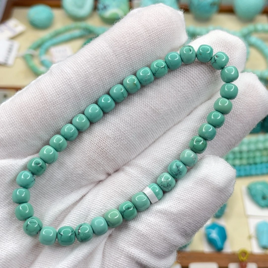 儛***影绿松石未镶嵌挂件