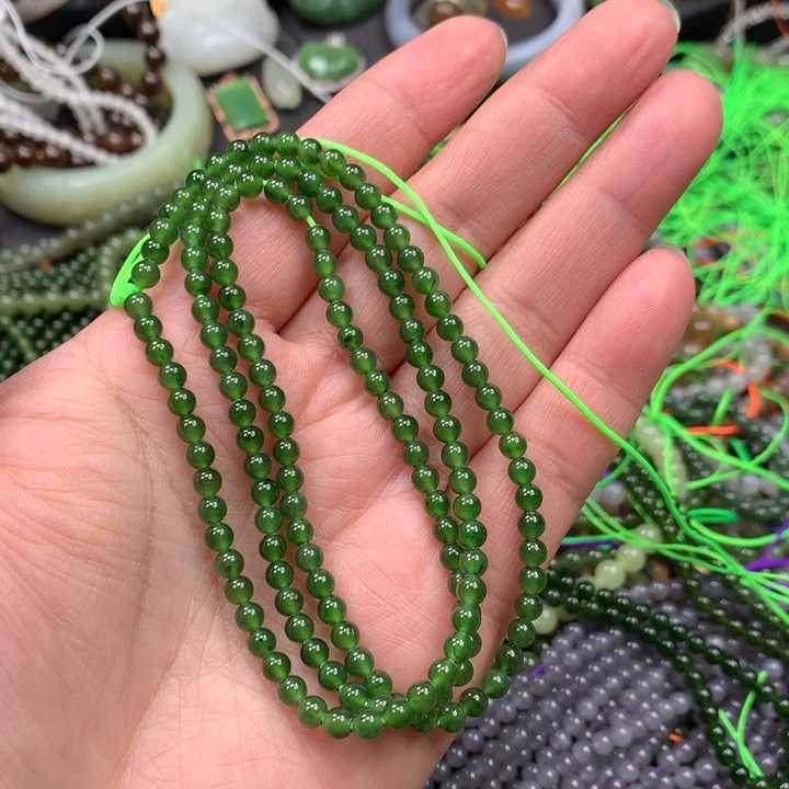 和田玉未镶嵌手链73