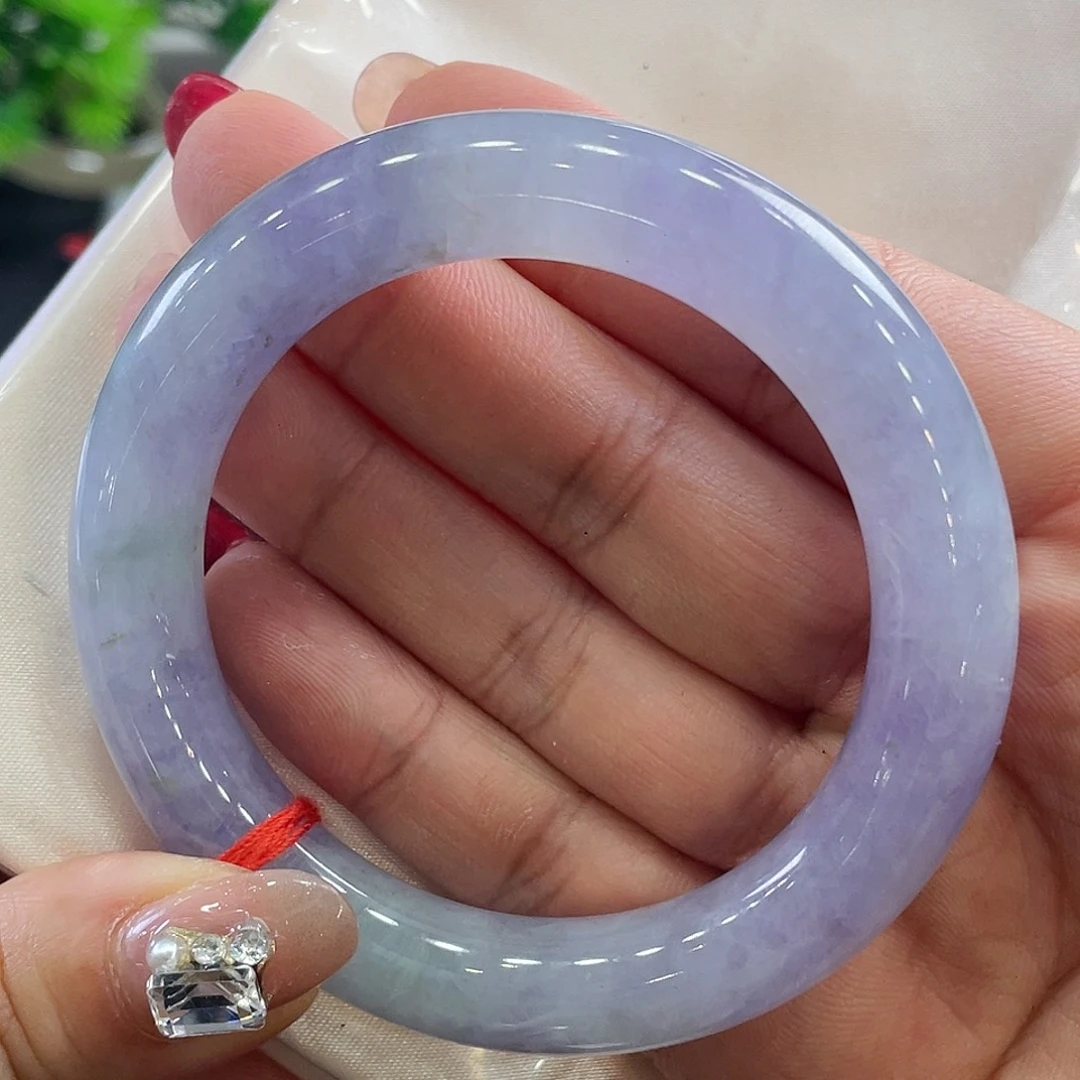 未镶嵌手镯翡翠冰莫奈54圈46号包容