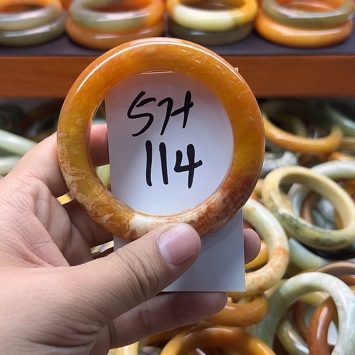 蛇纹石玉合金手镯