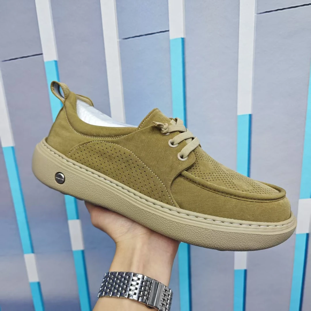 HAMAS LOUIE/爱玛斯路易【8930】广州高端男士时尚休闲布鞋板鞋