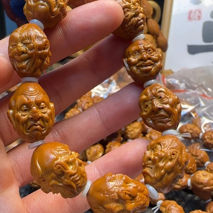 橄榄核手串/手链双面罗汉