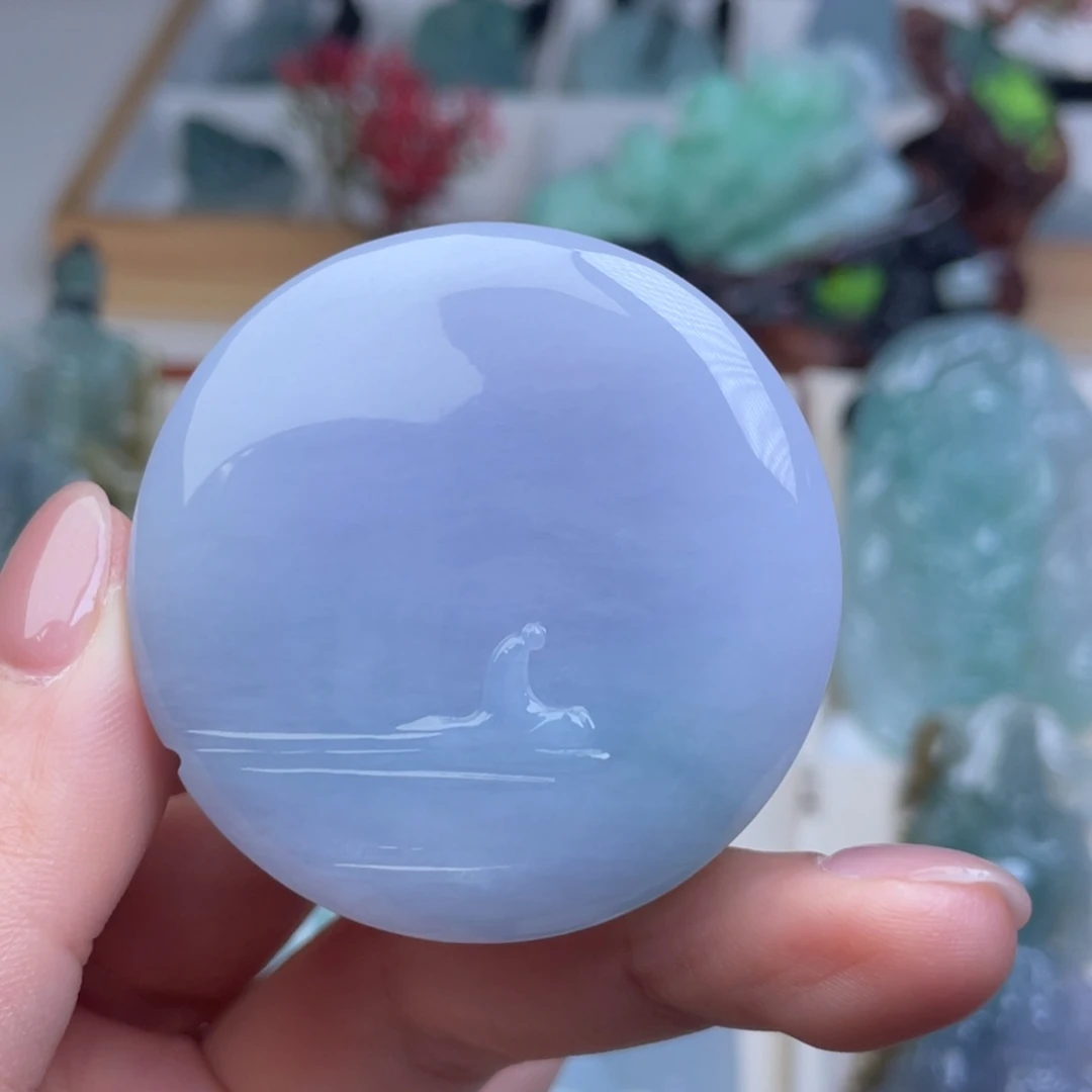 翡翠未镶嵌颈饰天然翡翠