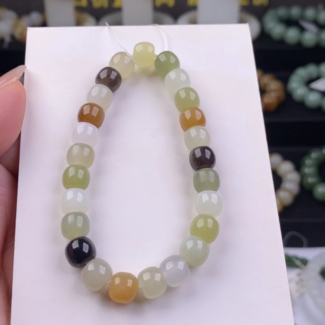 和田玉手串未镶嵌