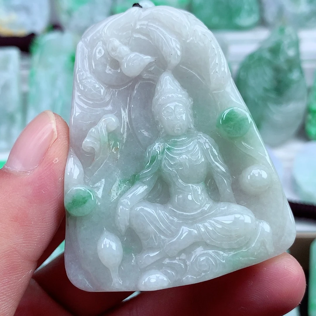 翡翠未镶嵌颈饰翡翠吊坠