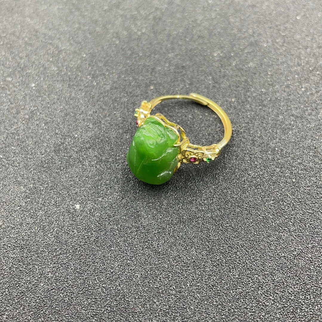 BY0122FSYN标50 和田玉戒指