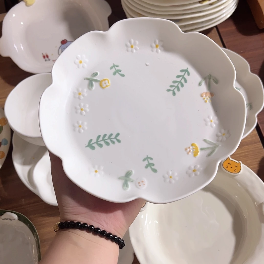 小雏菊8寸深三陶瓷
