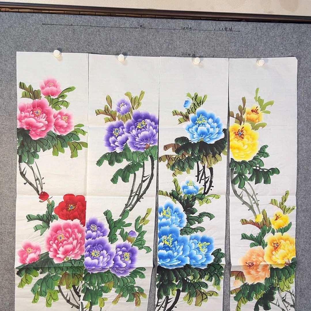 国画165 花鸟等各种鸟类栖息的