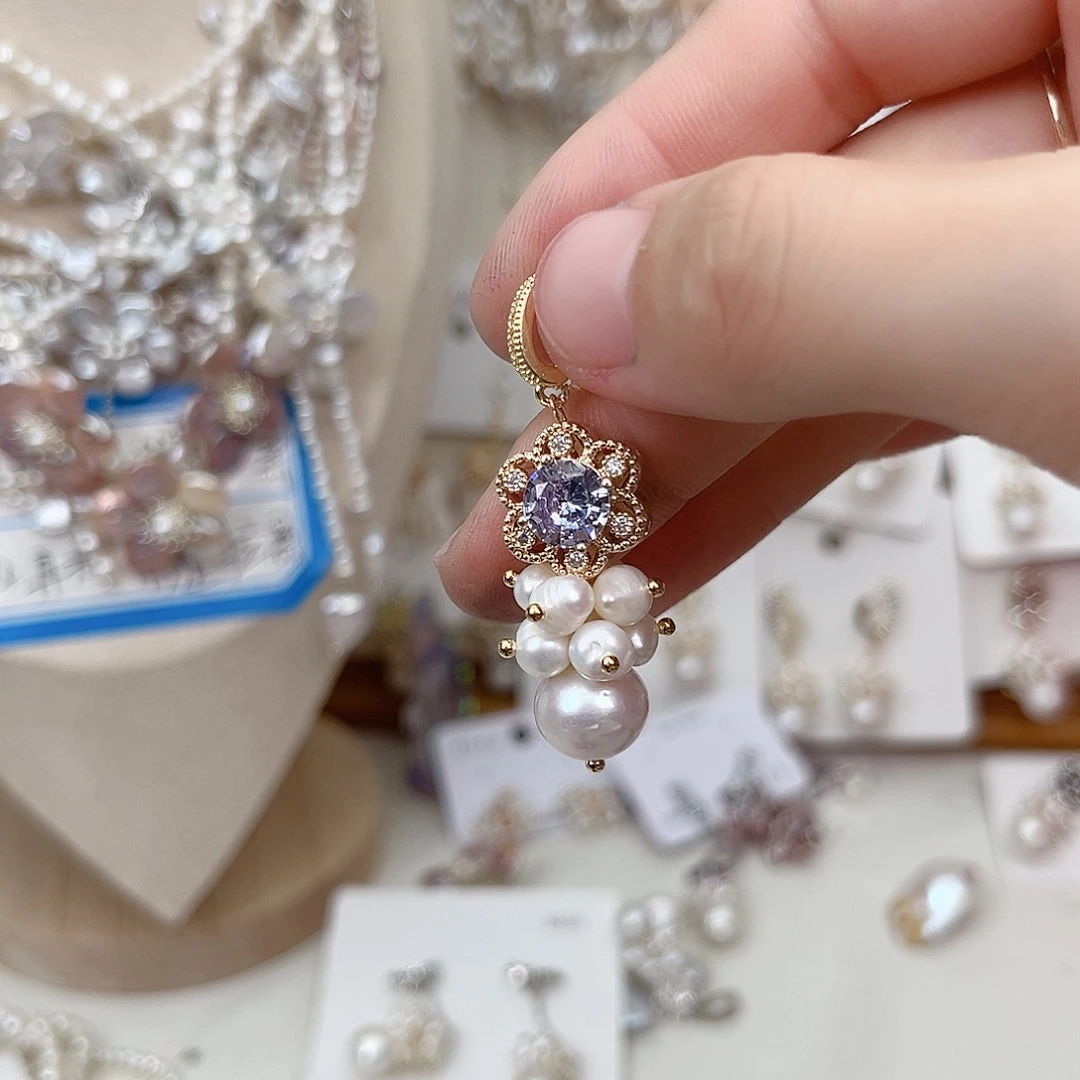 未镶嵌颈饰淡水珍珠