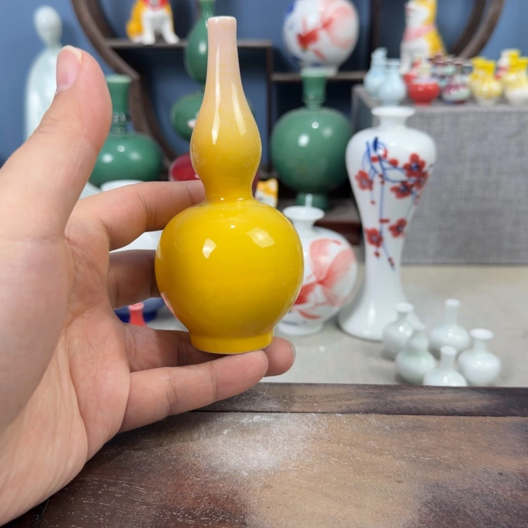 陶瓷手工小花器摆件