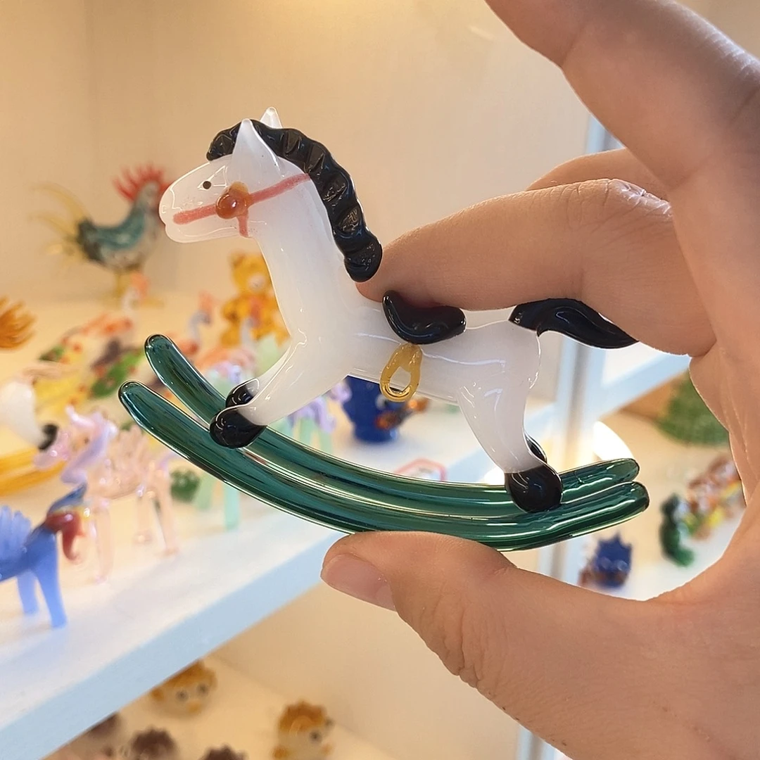 琉璃手工艺品绿色