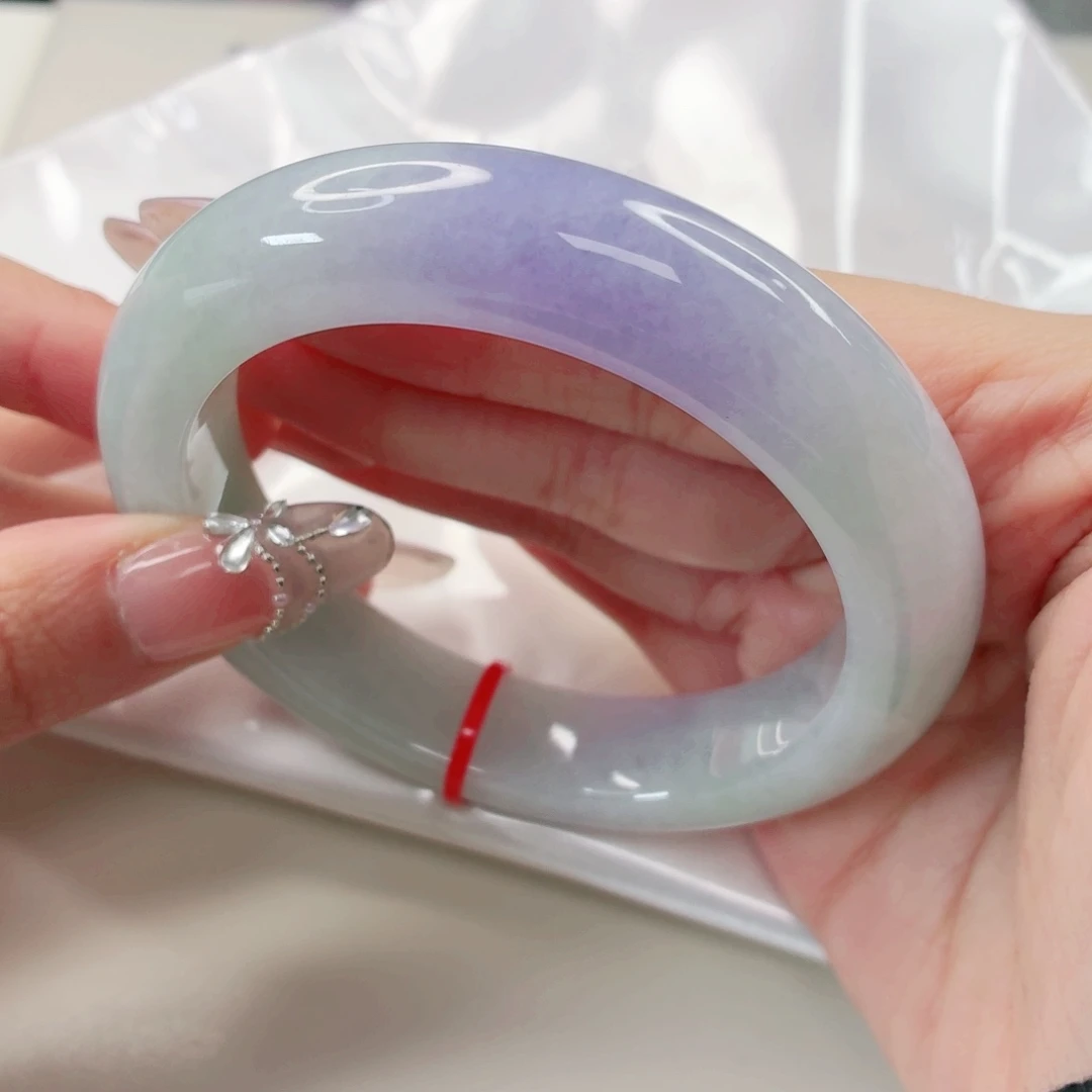 翡翠未镶嵌手镯58圈 22865