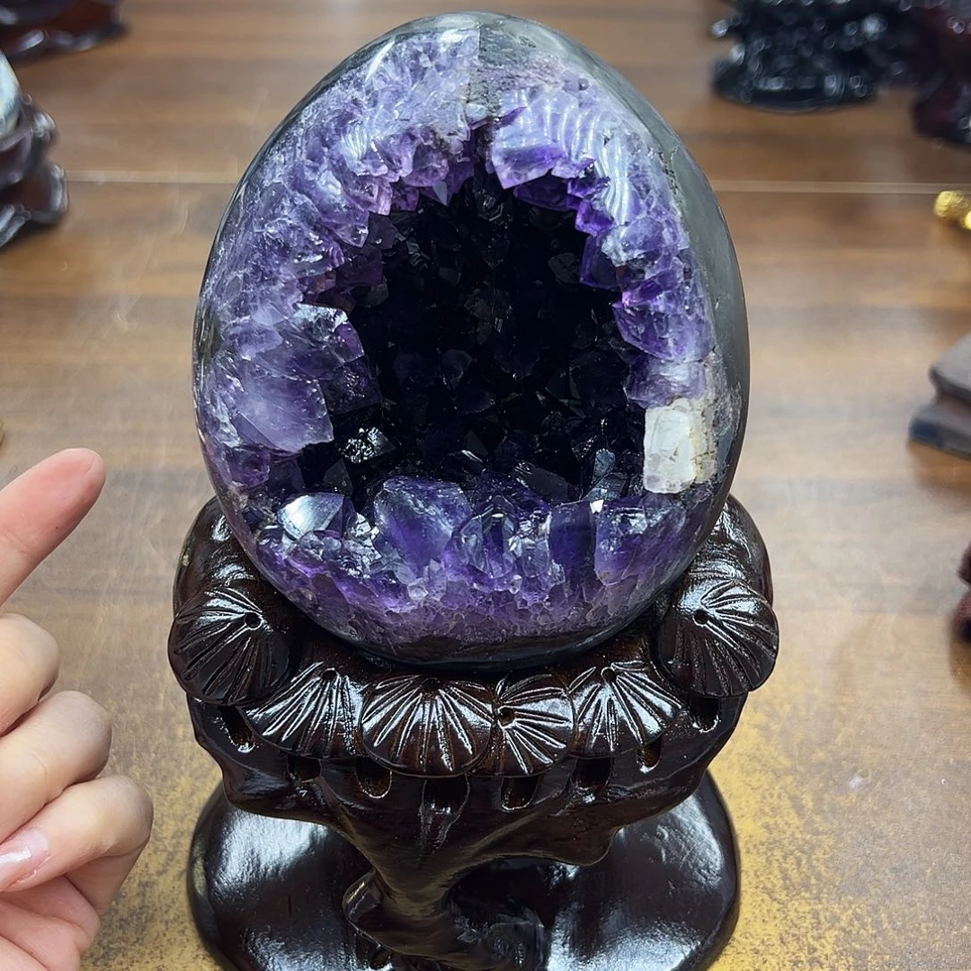 紫晶摆件未镶嵌晶体