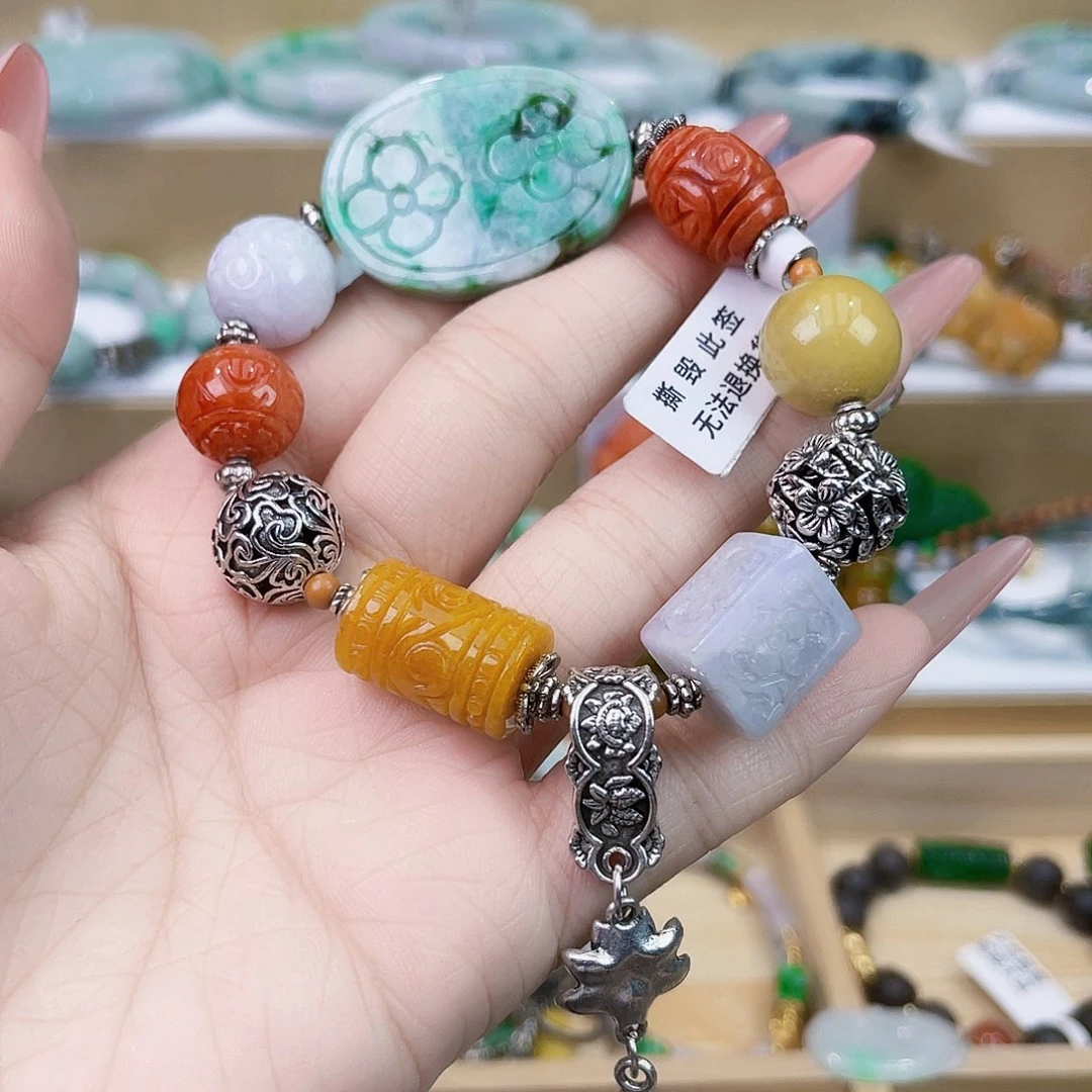 翡翠未镶嵌手链手链