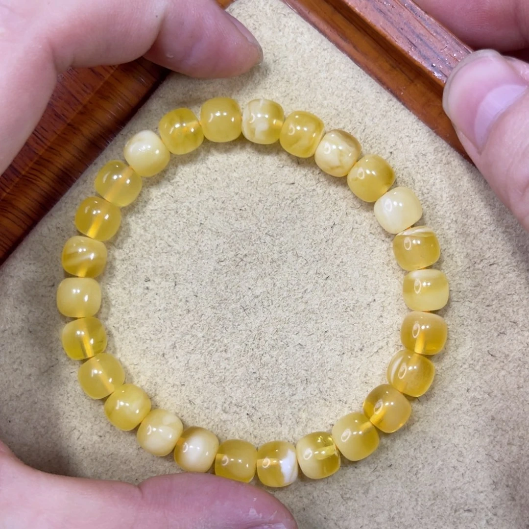 蜜蜡珠宝奇石未镶嵌8.1mm