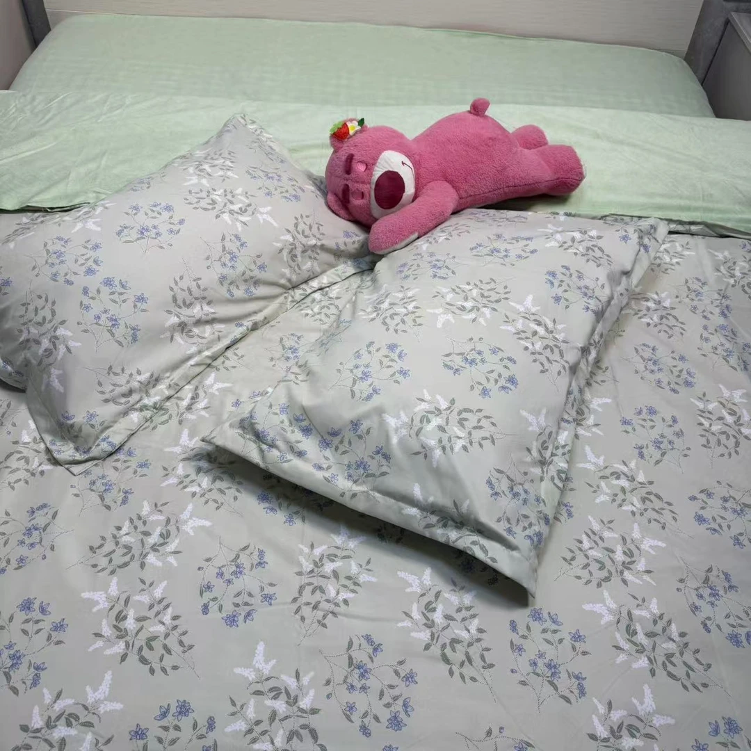 精纺高支斜纹面料【复古双层纱】【精品四件套】200*230 柔软亲肤