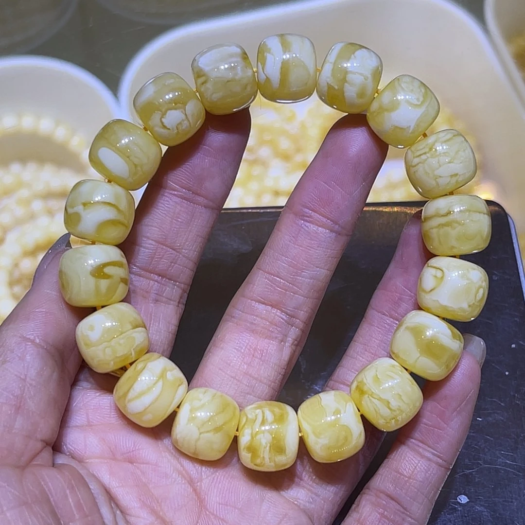 琥珀手链未镶嵌蜜蜡手串