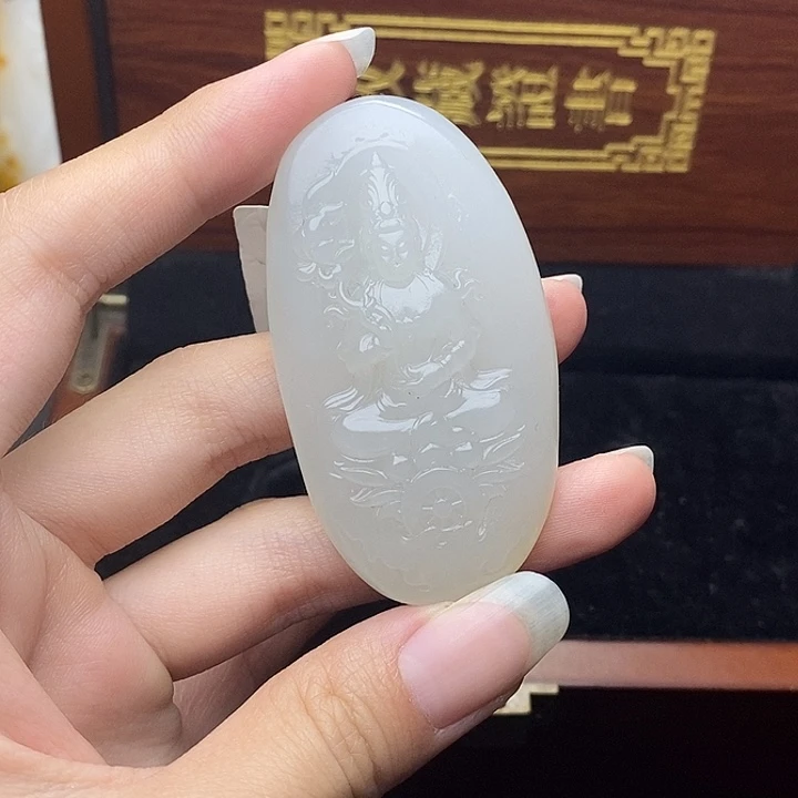 和田玉未镶嵌挂件N