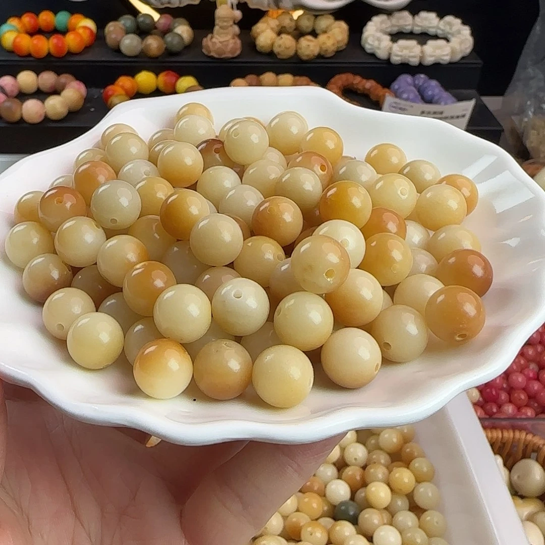 菩提根/象牙果手串卡12炭烧圆100卡牌➕50备珠