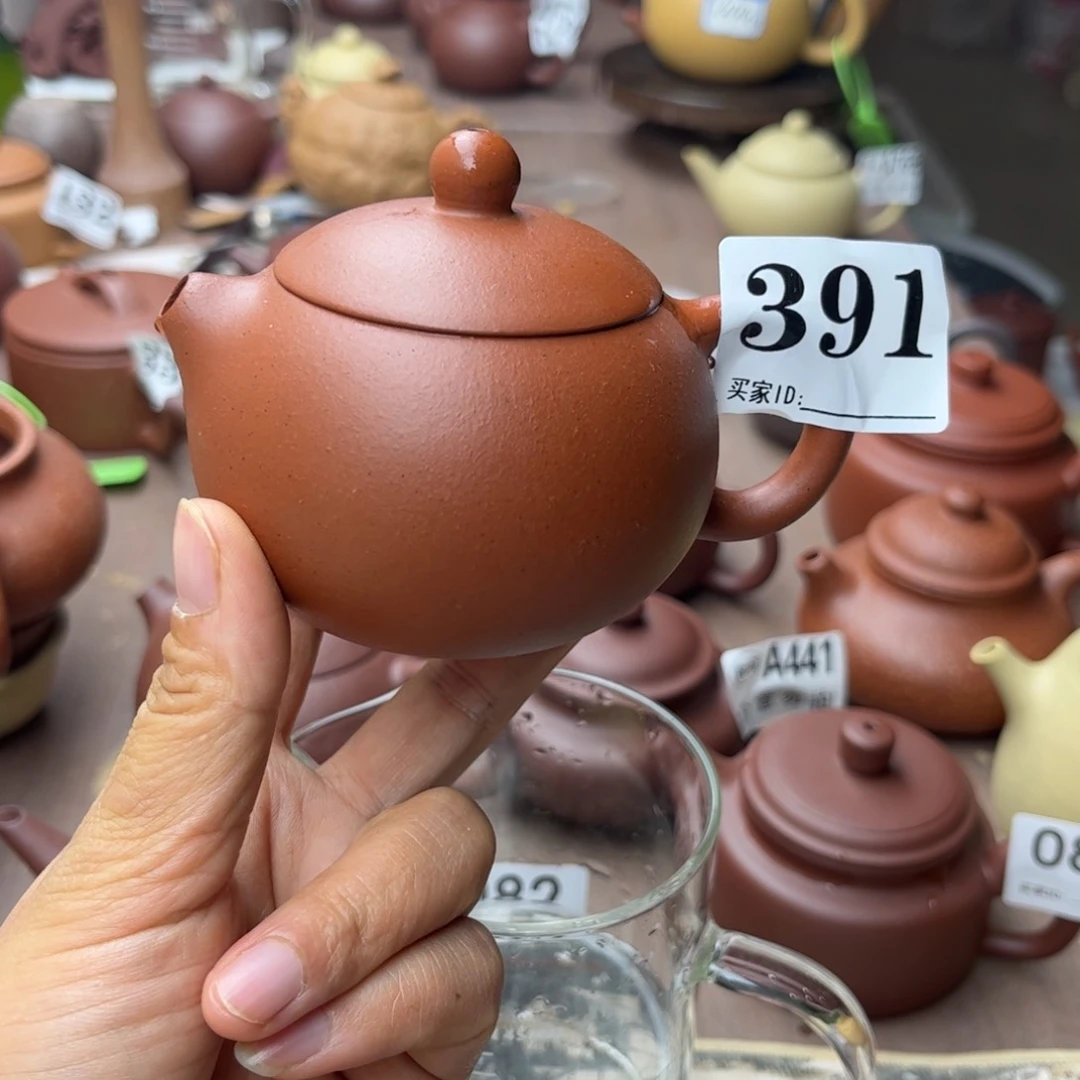 紫砂茶壶小红泥瑕疵150cc
