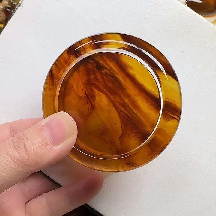 未镶嵌琥珀手镯天然缅甸琥珀手镯