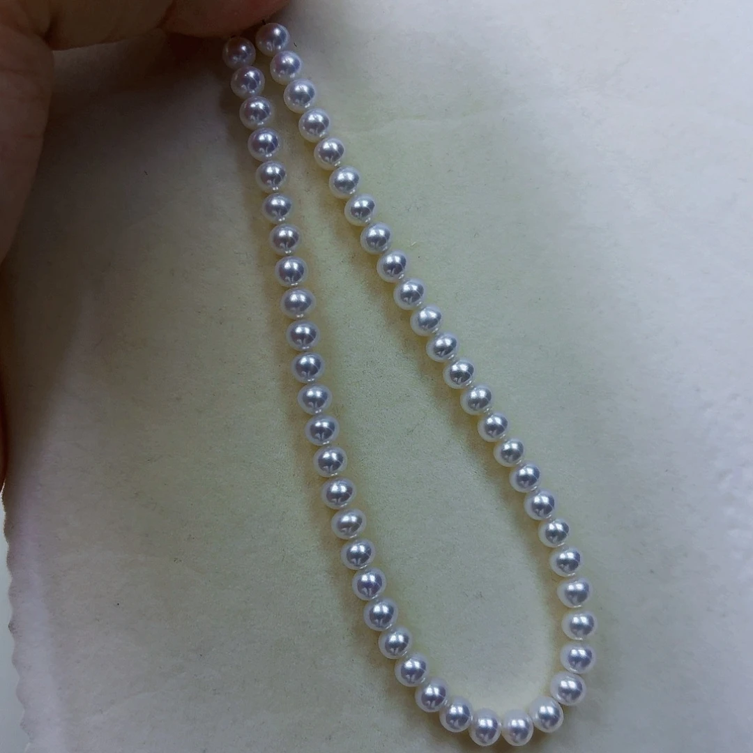 特***兔淡水珍珠银S925镶嵌颈饰