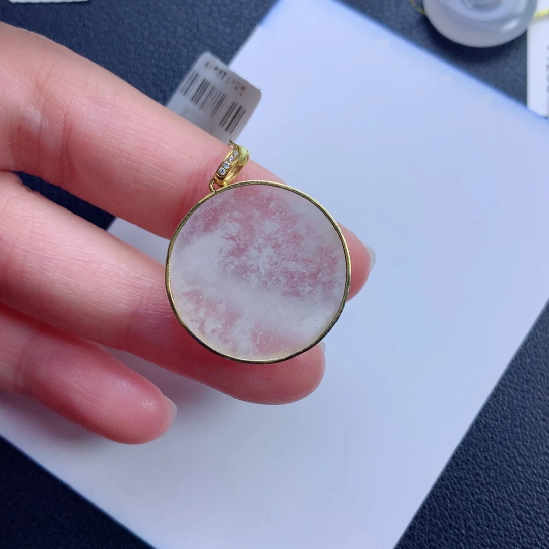 颈饰未镶嵌翡翠无事牌