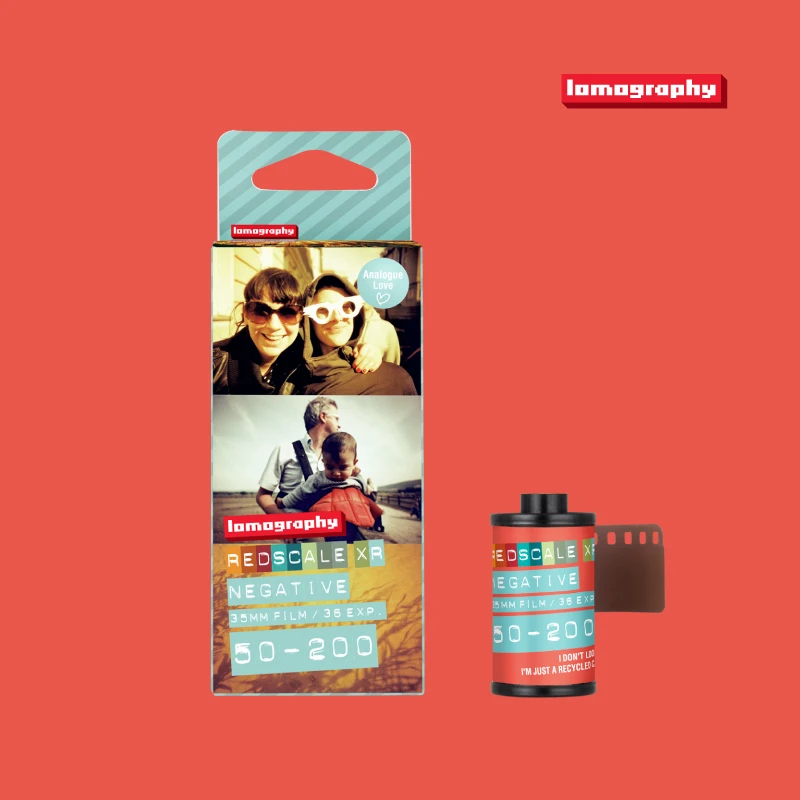 Lomography乐魔 Redscale XR ISO 50-200 红调负片胶卷 135 120