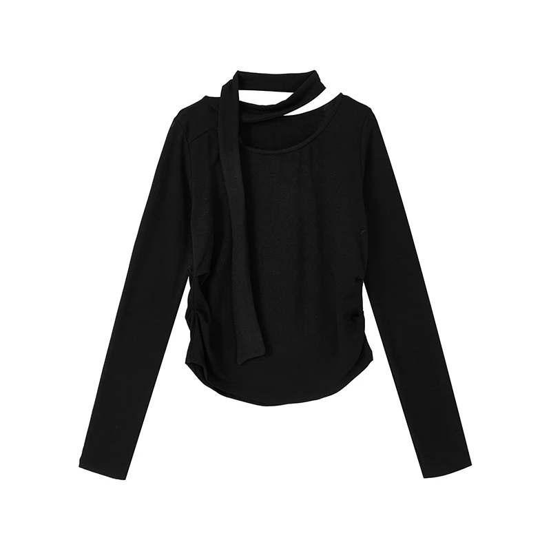 【籽言专属】气质设计感针织衫W5530