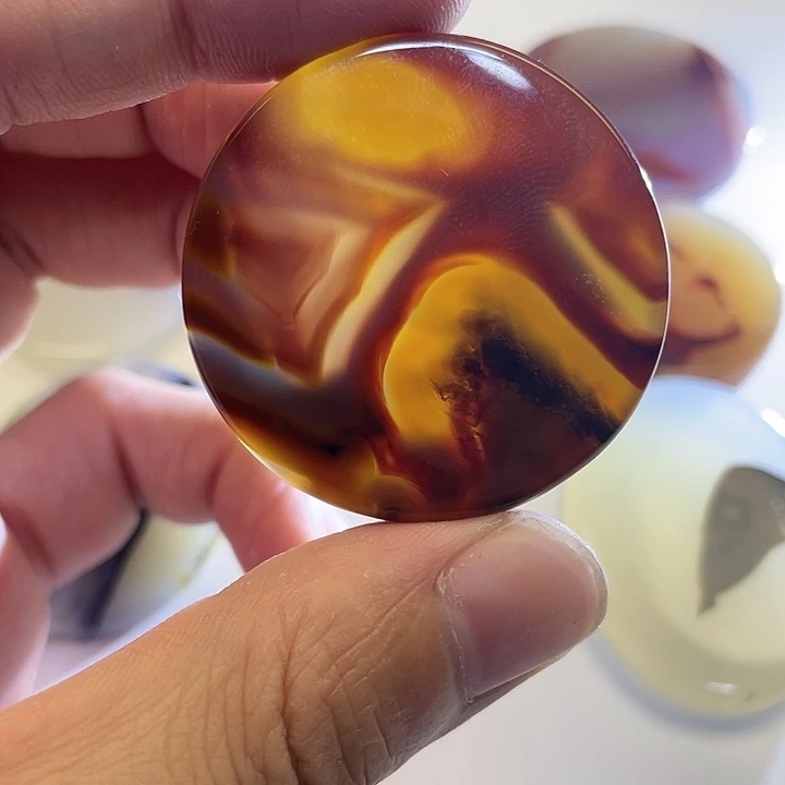 玛瑙/玉髓未镶嵌颈饰漠*