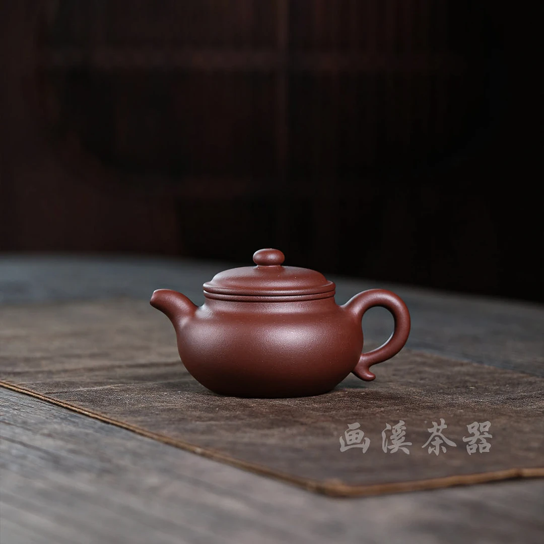 五号井底槽清大亨仿古壶泥壶泡茶壶圆壶紫砂茶壶茶具紫砂壶