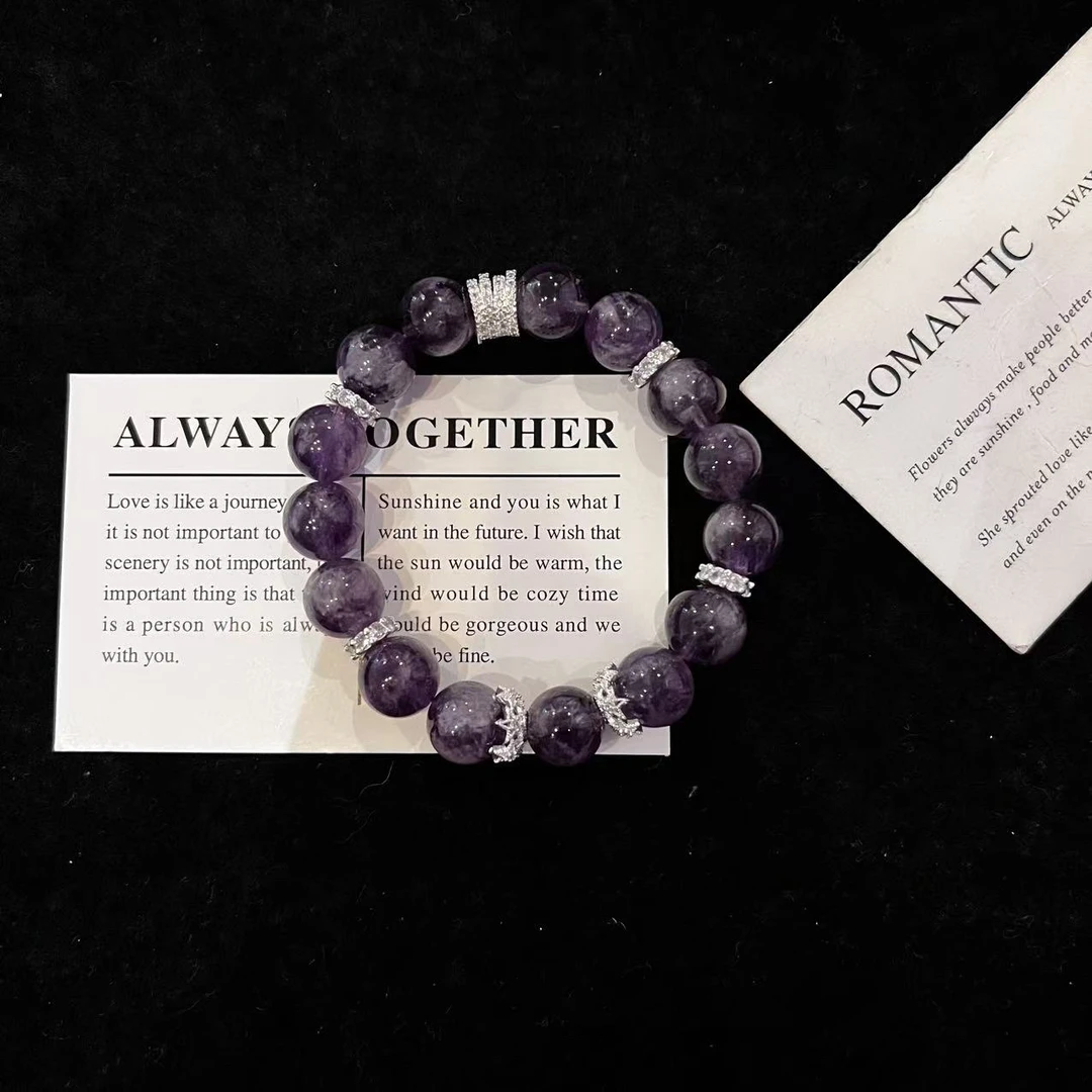 F292 12mm紫水重工设计款手串 多样性发一