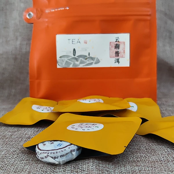 普洱茶陈香迷你沱普洱沱茶饼古树普洱茶熟茶饼10饼/50g