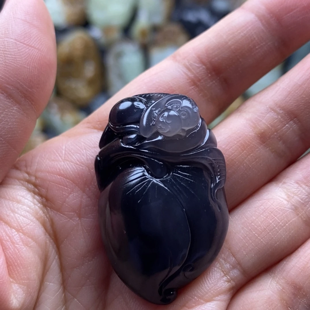 吊坠(不含链)未镶嵌和田玉（糖玉）